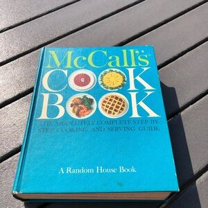 McCall's vintage Cook Book - Bright Turquoise first edition first printing 1963